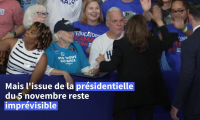 Présidentielle américaine: "Je suis prête", dit Harris en meeting en Caroline du Nord