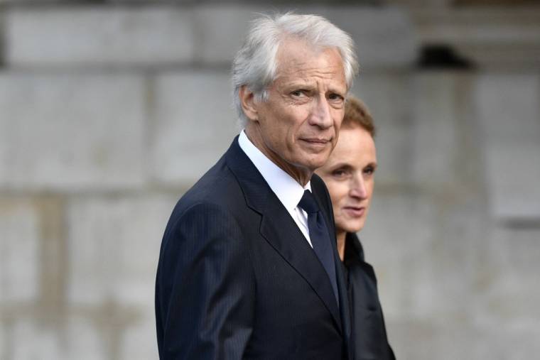 Dominique de Villepin à Paris, le 26 septembre 2019. ( AFP / MARTIN BUREAU )