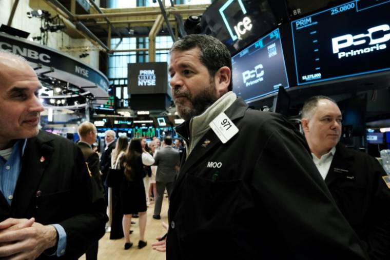 Des opérateurs du New York Stock Exchange ( GETTY IMAGES NORTH AMERICA / SPENCER PLATT )