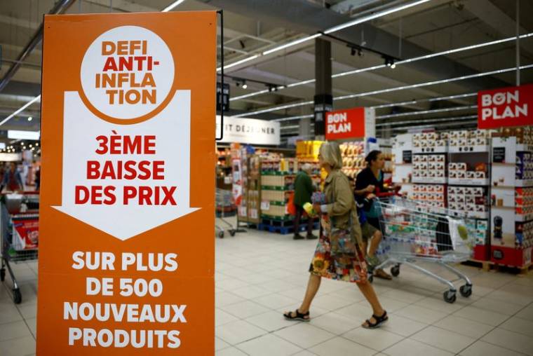 Photo d'archives d'un supermarché Carrefour à Montesson, en France