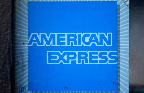 Le logo de la société American Express