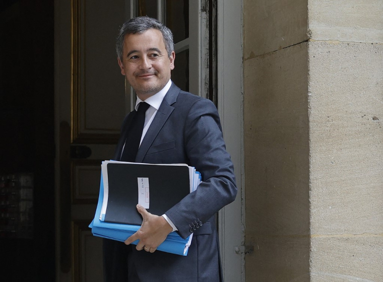 Gérald Darmanin à Paris, le 30 mai 2024. ( AFP / GEOFFROY VAN DER HASSELT )