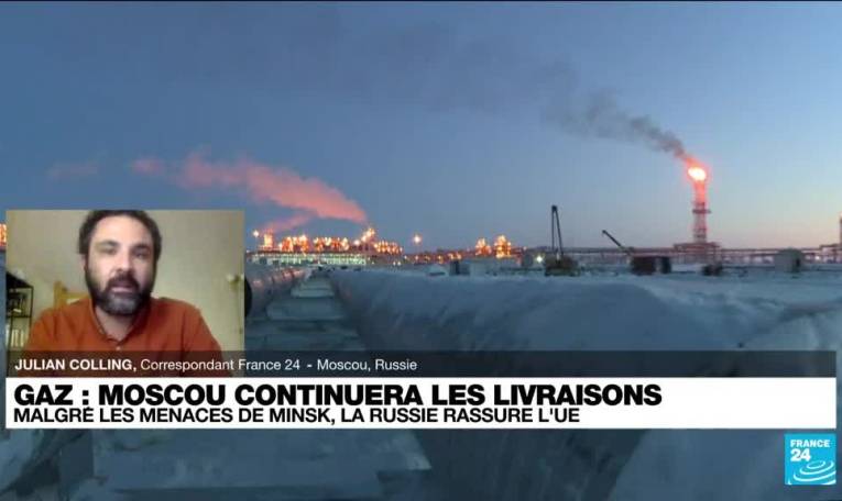 Moscou continuera les livraisons de gaz à l'Europe, malgré les menaces de Minsk