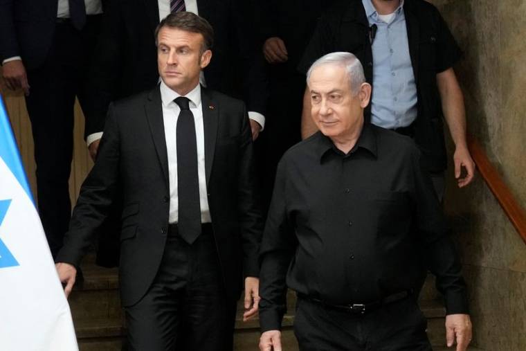 Emmanuel Macron et Benjamin Netanyahu
