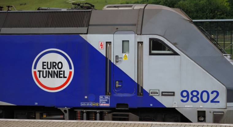 Une motrice Eurotunnel. (© Eurotunnel)