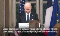 "La France est notre premier allié", assure Joe Biden lors du dîner de gala