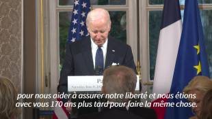 "La France est notre premier allié", assure Joe Biden lors du dîner de gala