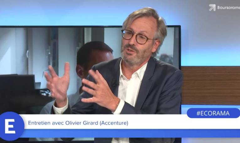Olivier Girard (Président d'Accenture) : "C'est en période de crise qu'il faut investir, c'est ainsi que nous gagnons des parts de marché !"