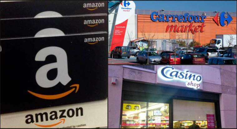 Et si Carrefour devenait une cible pour Amazon ? (© M. Mozart / L. Grassin / L. Barbe)