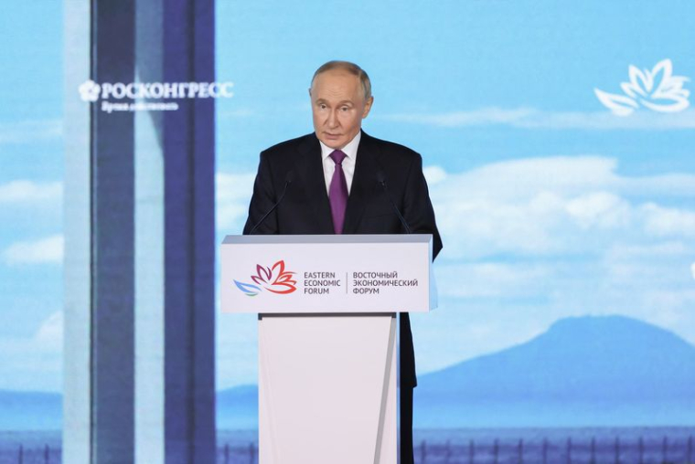 Le président russe Vladimir Poutine lors du Forum économique oriental à Vladivostok