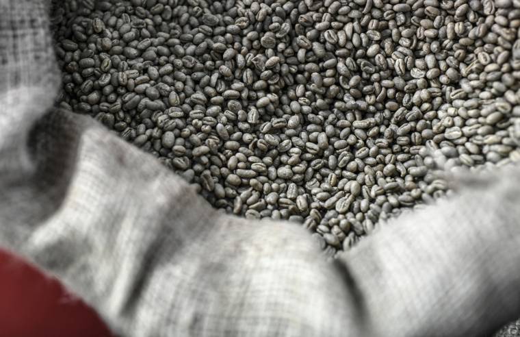 Des grains de café.  ( AFP / STEPHANE DE SAKUTIN )