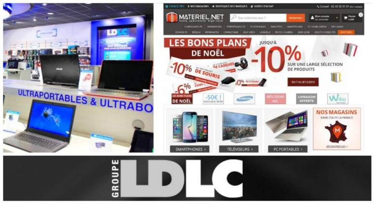 LDLC va débourser 37,2 millions d'euros pour s'offrir Matériel.net. (© LDLC / Matériel.net)