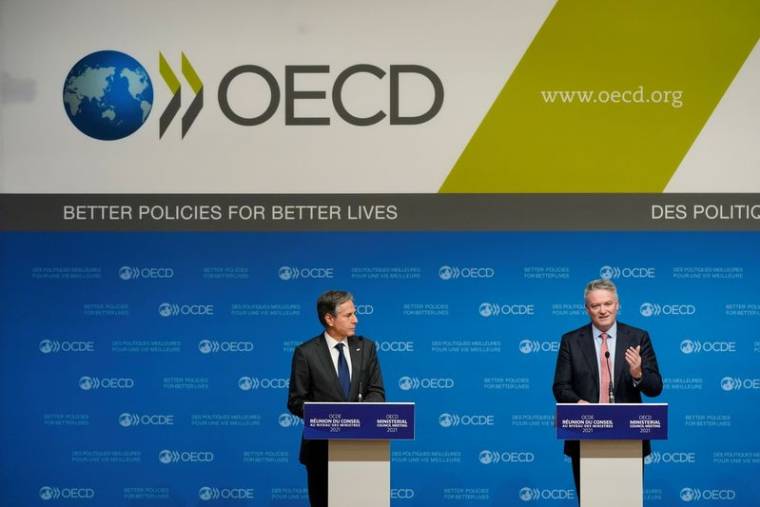 TAXE MONDIALE: L'OCDE CROIT À UN ACCORD D'ICI LE SOMMET DU G20