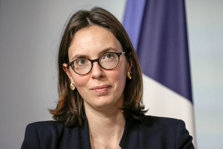 La ministre de la Transformation et de l'Action publiques Amélie de Montchalin, en juin 2021.  ( AFP / THOMAS SAMSON )