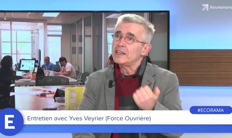 Yves Veyrier (Secrétaire Général de Force Ouvrière) : "Il ne faudrait pas que les ménages qui n'ont pas thésaurisé payent les conséquences de la crise !"