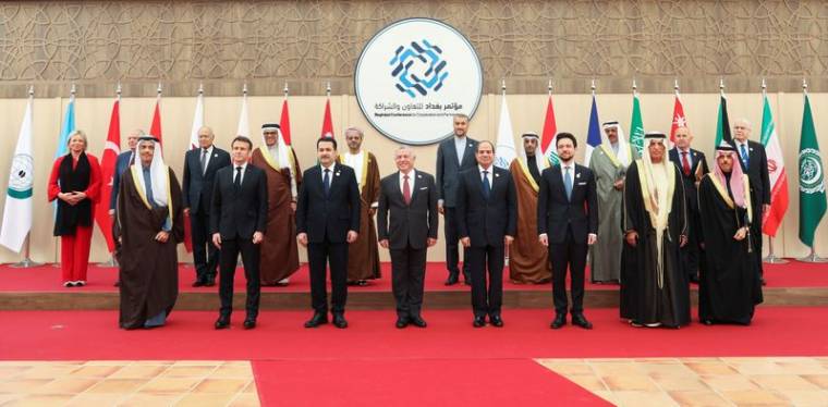 Deuxième conférence de Bagdad pour la coopération et le partenariat, à la mer Morte