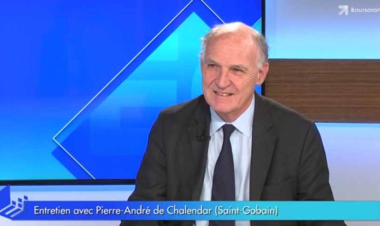 "Le cours de Bourse de Saint-Gobain s'améliore, mais ne traduit pas encore la transformation lancée !" selon Pierre-André de Chalendar (Saint-Gobain)
