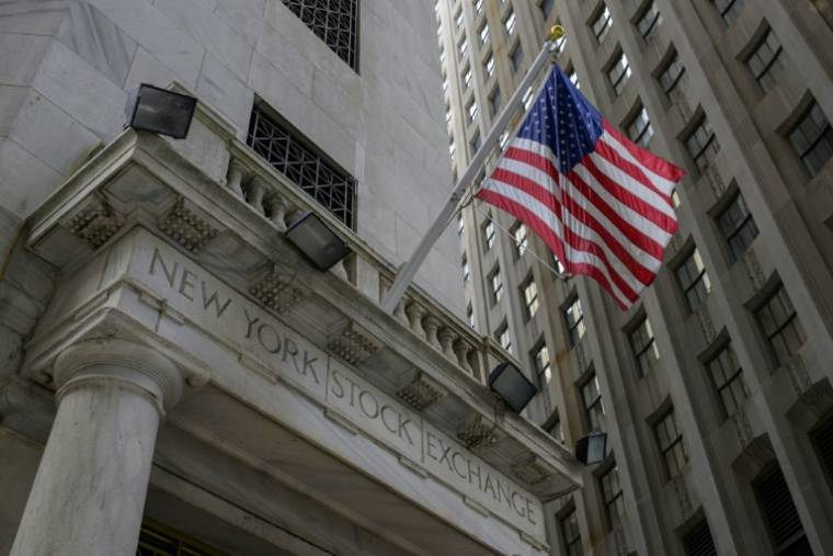 La façade du New York Stock Exchange ( AFP / ANGELA WEISS )