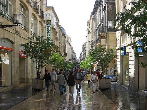 La rue Sainte-Catherine, à Bordeaux. (crédit : BillBl)