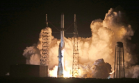 Décollage de la fusée New Gleen de Blue Origin depuis Cap Canaveral, le 16 janvier 2025 en Floride ( AFP / Gregg Newton )