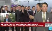 Thaïlande : retour des 17 ex-otages du Hamas