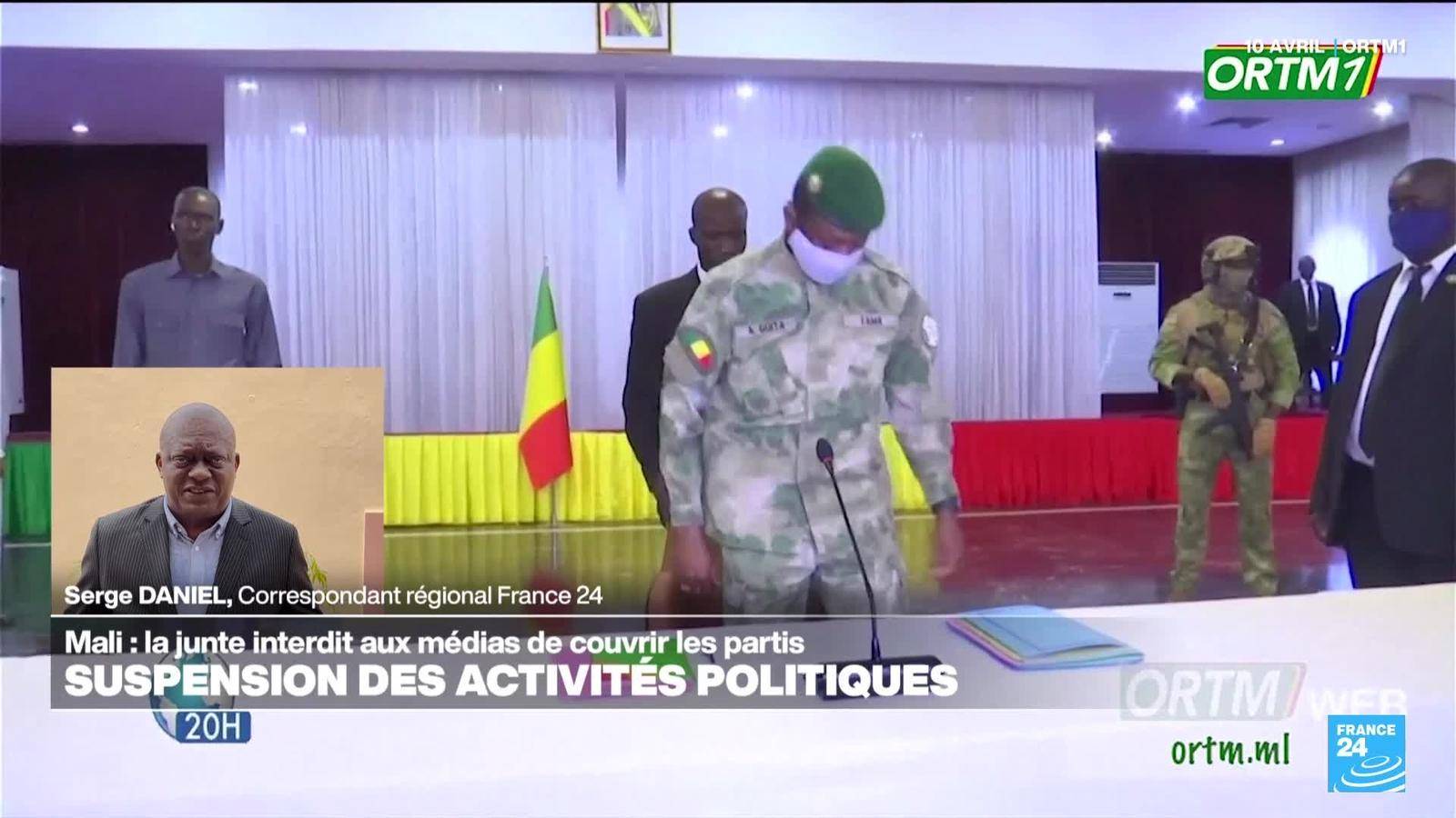 Mali : la junte interdit aux médias de couvrir les partis politiques