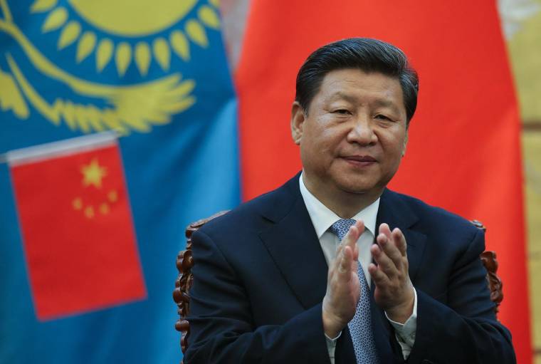 Xi Jinping, au Kazakhstan, en 2015 ( POOL / LINTAO ZHANG )