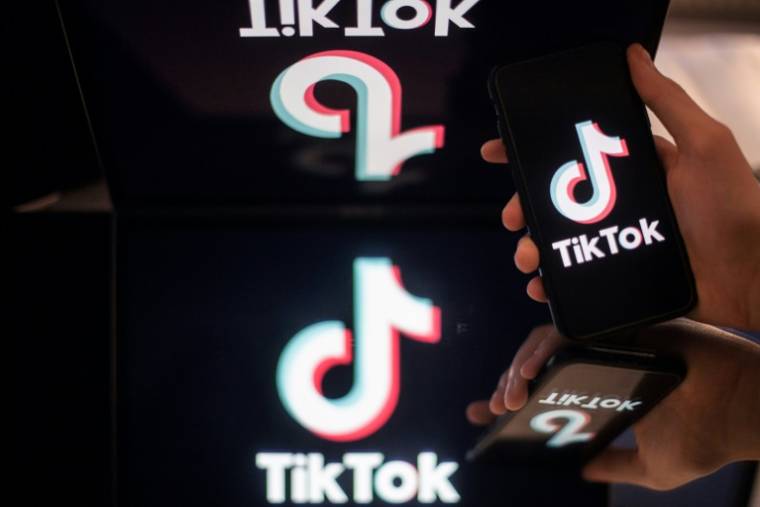 Malgré les filtres et effets spéciaux, TikTok est considérée comme plus authentique qu'Instagram par les jeunes audiences ( AFP / LOIC VENANCE )