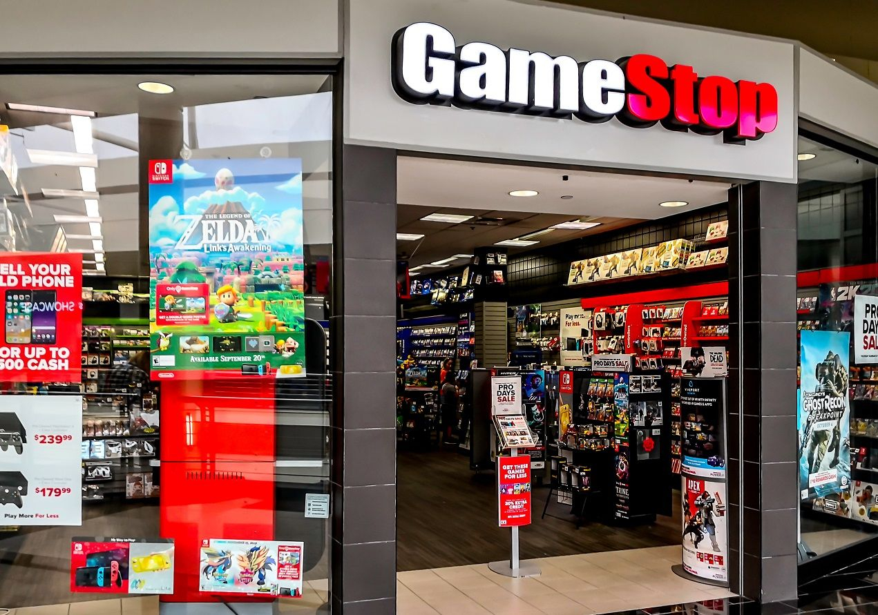 Une boutique GameStop. (crédit photo : Adobe Stock /  )