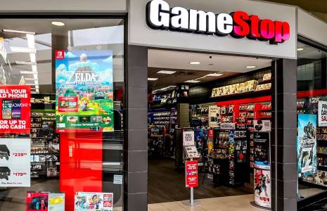 Une boutique GameStop. (crédit photo : Adobe Stock /  )