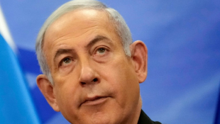 L'attaque aérienne menée le 26 octobre contre des cibles militaires en Iran était "précise et puissante" et a "atteint tous ses objectifs", a affirmé le Premier ministre israélien, Benjamin Netanyahu ( POOL / Christophe Ena )