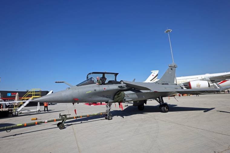 La France a vendu 80 avions de combat Rafale aux Émirats arabes unis.  ( AFP / GIUSEPPE CACACE )