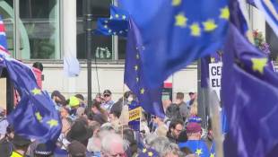 Une marche pour le retour du Royaume-Uni dans l'Union européenne tenue à Londres