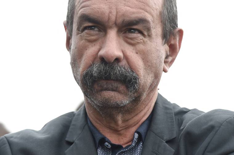 Le secrétaire général de la CGT, Philippe Martinez, le 16 septembre 2021. ( AFP / SEBASTIEN SALOM-GOMIS )