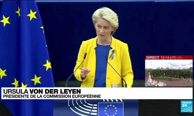 Ukraine : Ursula van der Leyen réaffirme le soutien de l'Europe envers Kiev