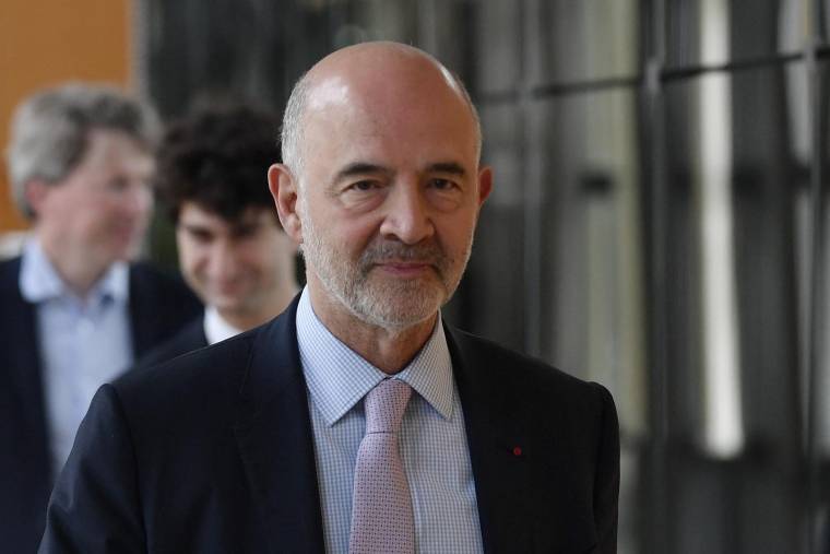 Pierre Moscovici à Paris le 19 juin 2023. ( AFP / JULIEN DE ROSA )