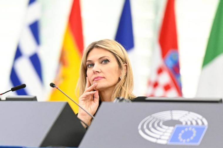 La vice-présidente du Parlement européen, la socialiste grecque Eva Kaili