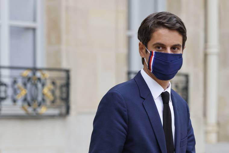 Gabriel Attal, le 23 juin, à Paris ( AFP / Ludovic MARIN )