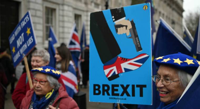 Les sociétés basées au Royaume-Uni ne seront plus éligibles au PEA une fois que le pays sera sorti de l'UE. (© D. Leal-Olivas / AFP)
