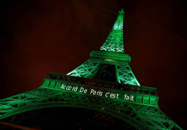 WASHINGTON DOIT RESPECTER L'ACCORD DE PARIS SUR LE CLIMAT