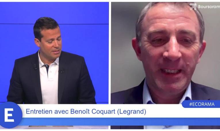 Benoît Coquart (DG de Legrand) : "La performance boursière est un marathon, pas un 100 mètres !"