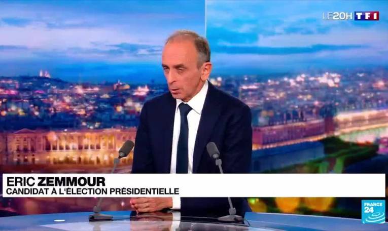 France : candidat à la présidentielle, Eric Zemmour détourne des images pour son clip de campagne