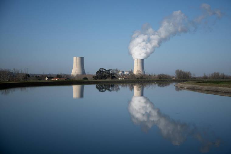 La centrale nucléaire de Golfech, le 9 février 2023 ( AFP / MATTHIEU RONDEL )