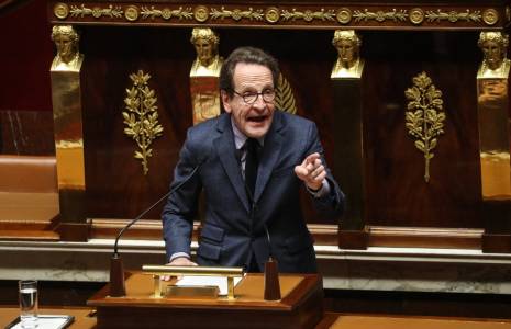 Gilles Le Gendre, le 3 mars 2020, à l'Assemblée nationale ( AFP / LUDOVIC MARIN )