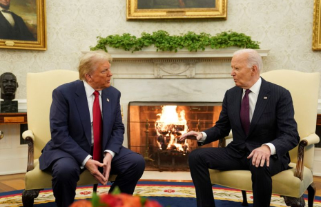 Joe Biden a reçu Donald Trump dans le Bureau ovale