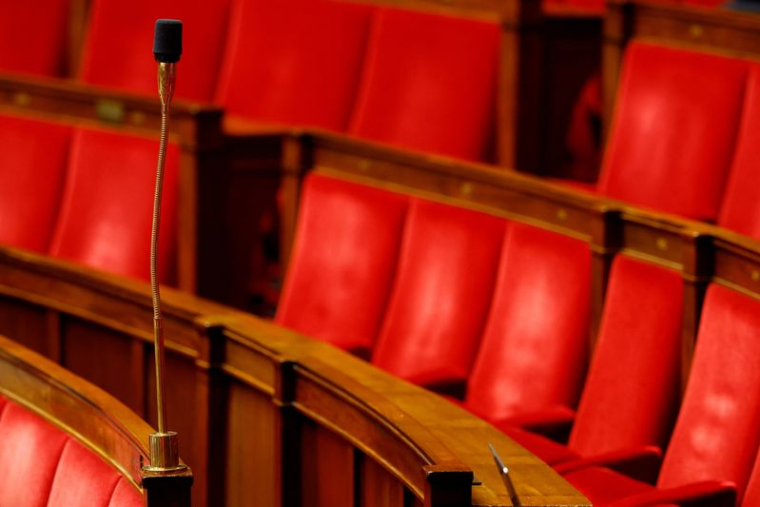 L'hémicycle de l'Assemblée nationale à Paris