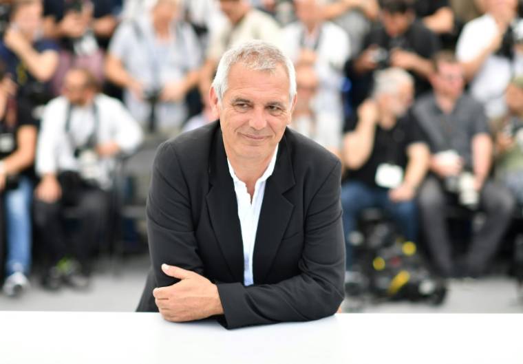 Le cinéaste Laurent Cantet à Cannes, dans les Alpes-Maritimes, le 22 mai 2017 ( AFP / Alberto PIZZOLI )