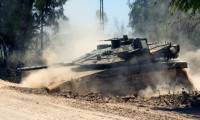 Un char de l'armée israélienne roule dans une zone de la frontière sud d'Israël avec la bande de Gaza, le 5 juin 2024 ( AFP / JACK GUEZ )