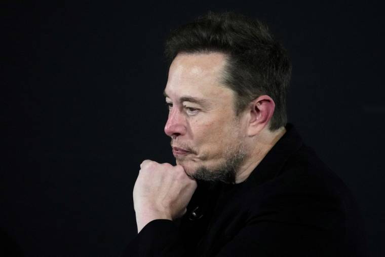 Elon Musk à Londres, au Royaume-Uni, le 4 mars 2024. ( POOL / KIRSTY WIGGLESWORTH )