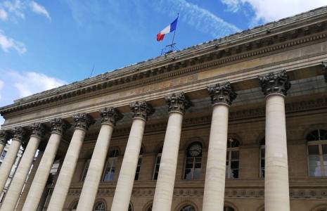 Le Palais Brongniart, ancien siège de la Bourse de Paris. (crédit photo :  / L. Grassin )